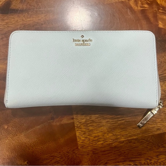 Kate Spade | Cameron Street Lacey Wallet | Island Waters (Mint green/blue color) - Picture 5 of 10